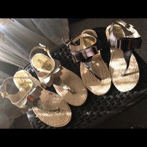 BUNDLE DEAL- Two Michael Kors Sandals for $79